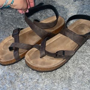 Brown Birkenstock’s